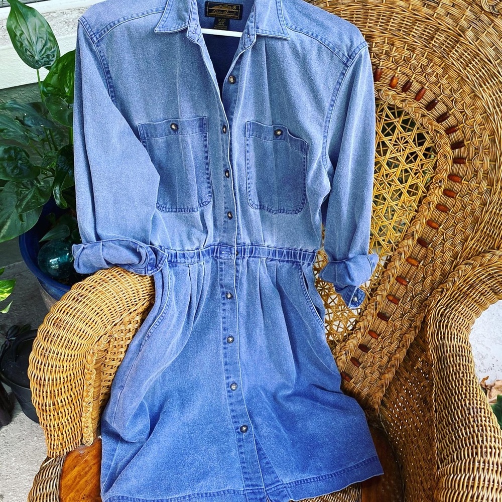 Super cute vintage Eddie Bauer shirt dress